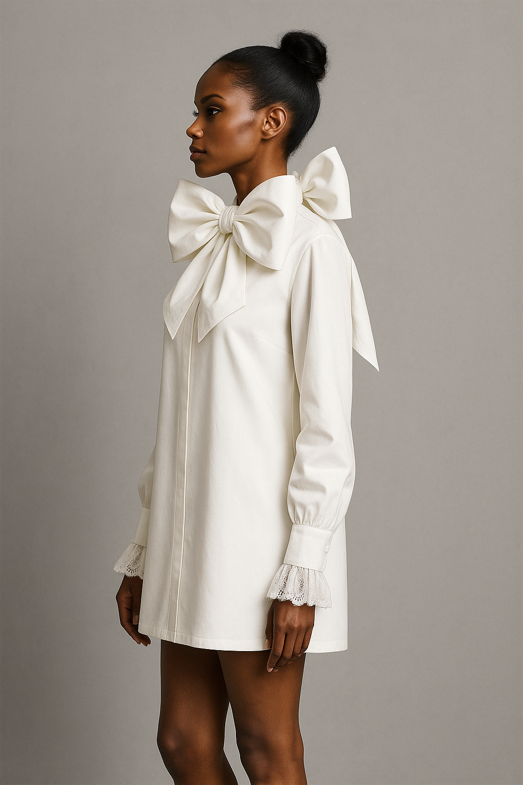 Oversized High Neck Shirt