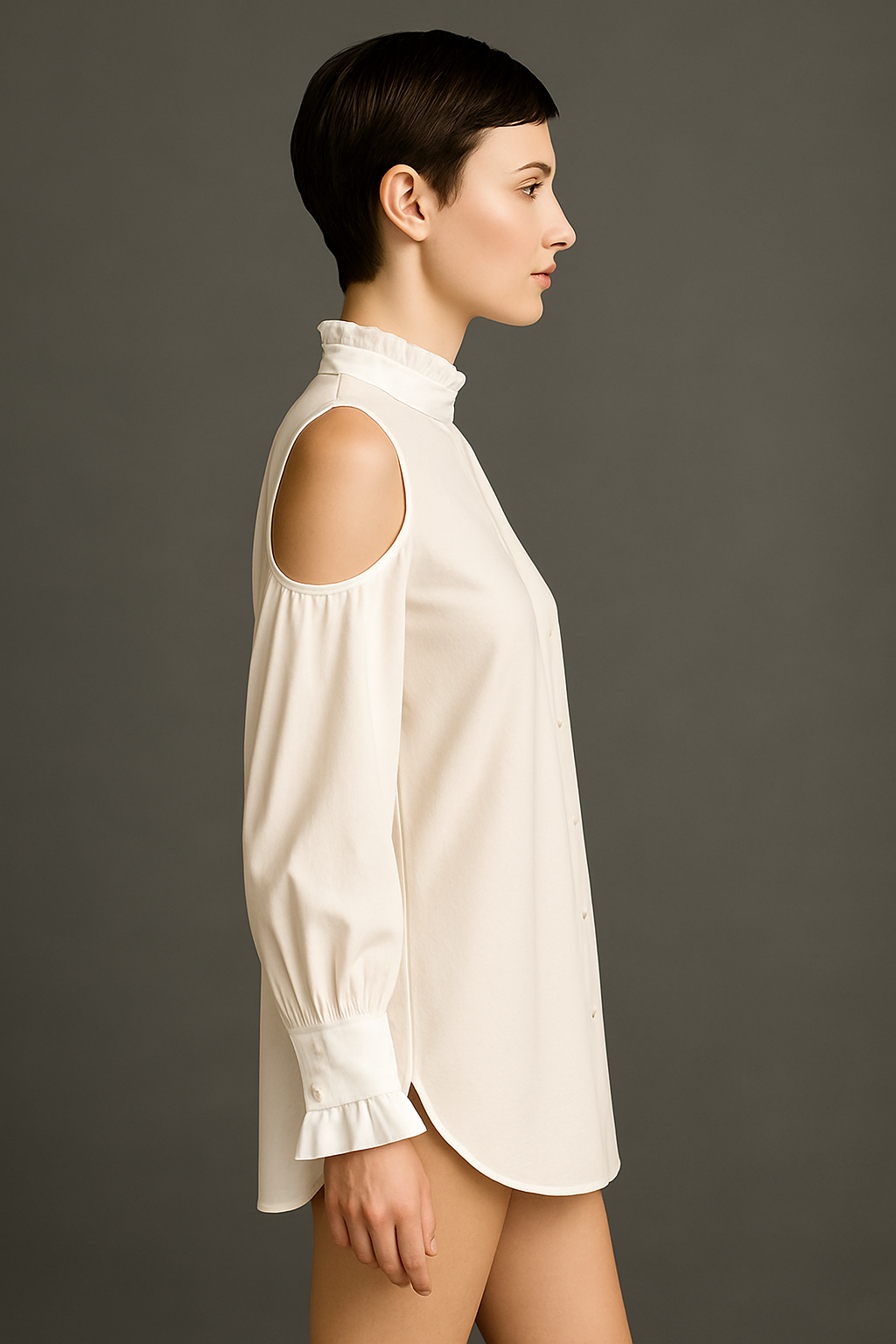 Off-White Shoulder-to-Shoulder Shirt